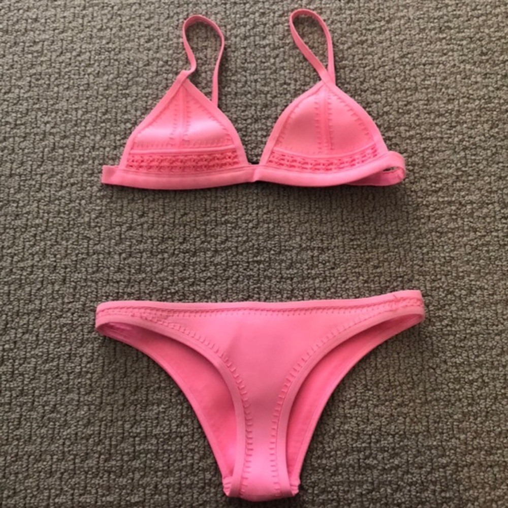triangl light pink top
